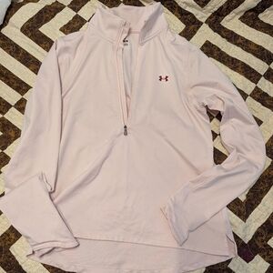 Under Armour Women’s Pink Quarter-Zip Performance Top